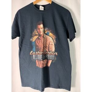 Easton Corbin All Over the Road Graphic T Shirt Size Medium